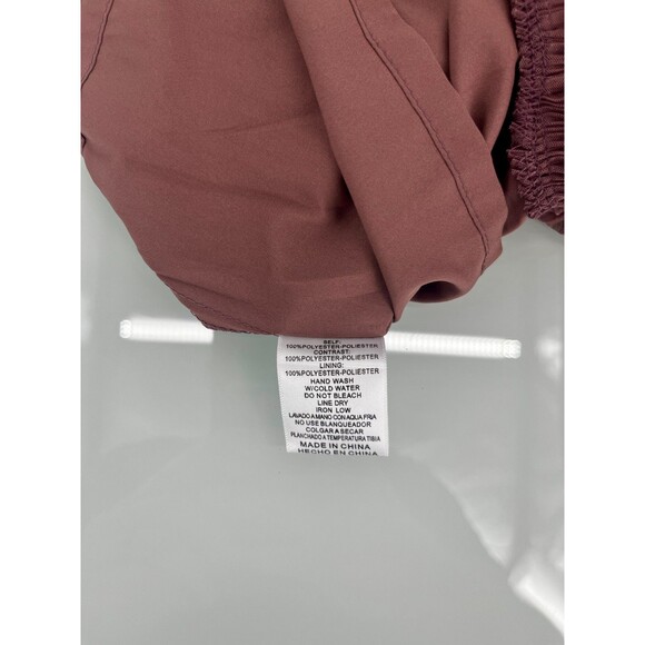 Women's Dress - Listicle by Lala Maroon Big Apple Tiered Mini Dress Size M - Picture 8 of 10